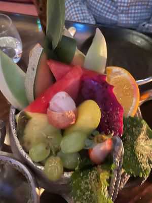 Exotic Fruit Platter at Sexy Fish in Miami