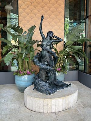 Decor here is amazing   at Sexy Fish in Miami