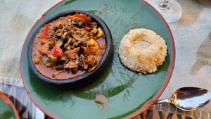 Clay pot vegan at Aysel'in Mutfağı in Nevsehir