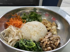 Vegan tofu bibimbap bowl  at Koreana Korean Cuisine in Winnemucca