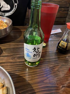 A nice Shoju  at Koreana Korean Cuisine in Winnemucca