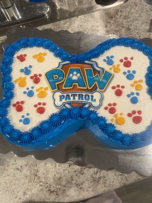 What the marble sheet cake turned in to  at FraNita's Vegan Desserts & Treats in Panama City