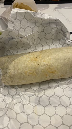 Good size burrito   at LAX - Ace Cerveceria & Tacos - T1 in Los Angeles