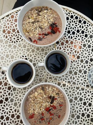 Protein bowl at Onederz Hostel in Siem Reap