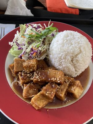 Teriyaki tofu!   at Onederz Hostel in Siem Reap