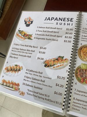 Menu (Mar 2024)  at Onederz Hostel in Siem Reap