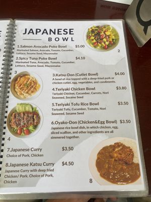 Menu (Mar 2024)  at Onederz Hostel in Siem Reap