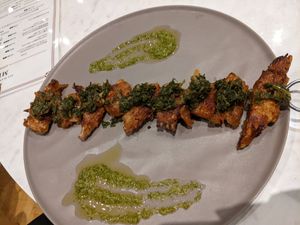 Veg chicken grilled at The Vegetarian Butcher Roppongi - ザ・ベジタリアン・ブッチャー六本木店 in Tokyo