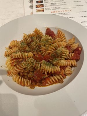 The pasta  at The Vegetarian Butcher Roppongi - ザ・ベジタリアン・ブッチャー六本木店 in Tokyo