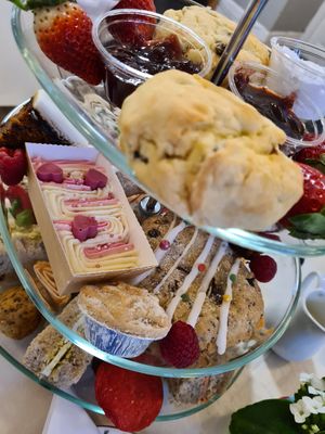 Afternoon tea at Friends of Oldway Tea Room in Paignton