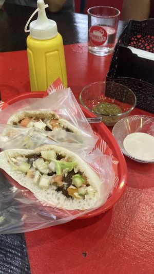 Juicy falafel pita  at Hummusta! in Moalboal