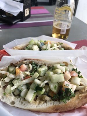 Falafel pita  at Hummusta! in Moalboal