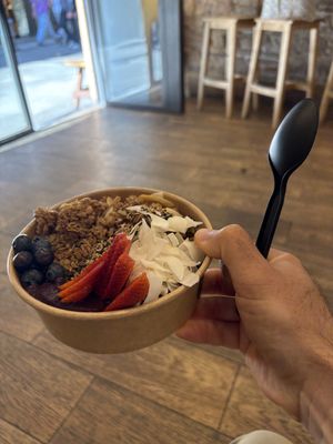 Açaí bowl  at Acai&Me - El Born in Barcelona