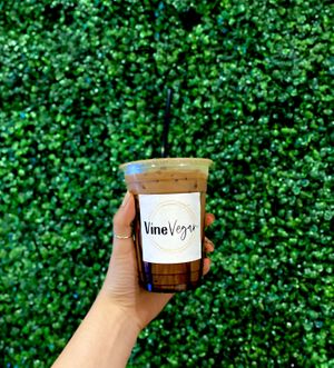 Delicious coffee to start any day!  at Vine Vegan in Brandon