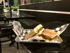 Breakfast sandwich   at Vine Vegan in Brandon