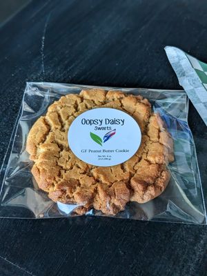 GF Peanut butter cookie #Veganuary at Vine Vegan in Brandon