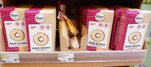 reis ringe mit schokolade vegan at Denns BioMarkt in Remscheid