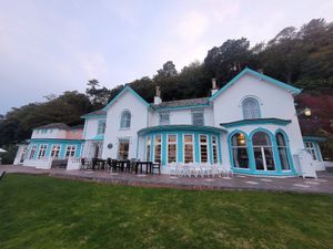 The Hotel Portmeirion Outside. at Hotel Portmeirion & Castell Deudraeth in Gwynedd