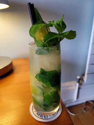 Botanic Garden Non-alcoholic Cocktail. at Hotel Portmeirion & Castell Deudraeth in Gwynedd