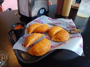 Empanadas at Elektra Punk & Food - Cedritos in Bogota