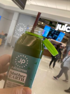 Grab and go juice!  at LGA - Juice Press in Queens