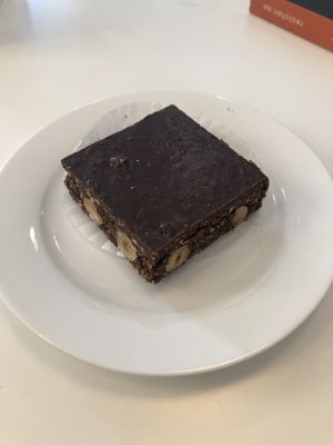 Nut and date slice  at Arlequin in Abu Dhabi