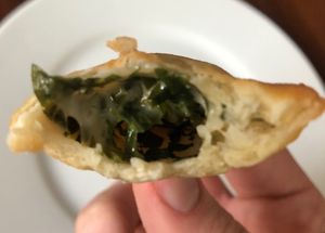 Cheese sambousik  at Arlequin in Abu Dhabi