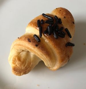 Mini chocolate croissant   at Arlequin in Abu Dhabi