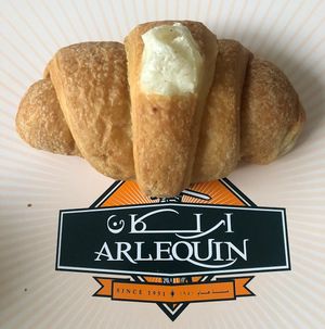 Regular cheese croissant   at Arlequin in Abu Dhabi