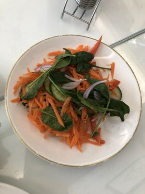 Side salad   at West to West Kitchen in Abu Dhabi