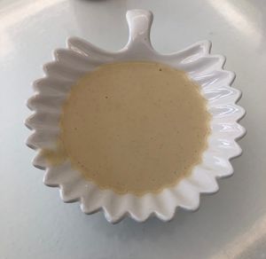 Amazing salad dressing/dipping sauce   at West to West Kitchen in Abu Dhabi