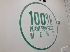 Sign  in store at Main Squeeze Juice Co  in New Orleans