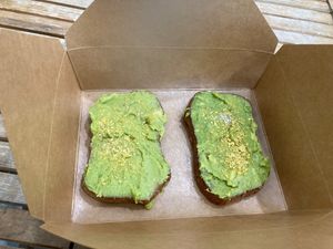 Avocado toast at Main Squeeze Juice Co  in New Orleans