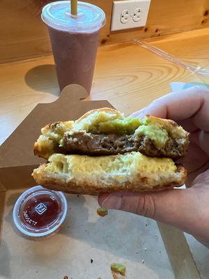 Amazing breakfast sandwiches make a great addition to the menu!!  at Main Squeeze Juice Co  in New Orleans