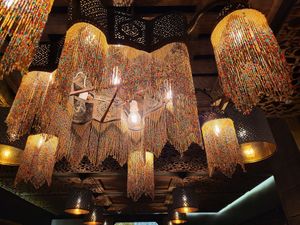 Fatteh, foul, tabbouli at Qamar Sham in Malmo