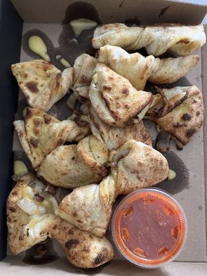 vegan knots  at &pizza in Bel Air
