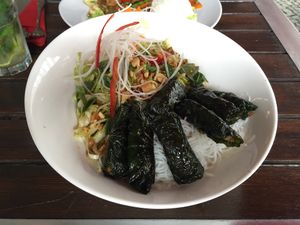 la lot on glass noodles at Chay Village in Berlin