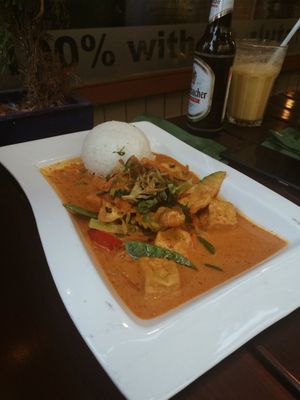 Red curry at Chay Village in Berlin
