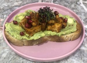 Tofu and avocado toast   at Love Vibe - DIFC in Dubai