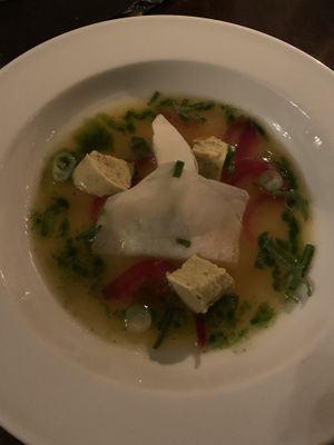 Kohlrabi-Täschchen  at Vaust Braugaststatte in Berlin