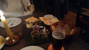 Antipasti, interesting variety of flavours! at Vaust Braugaststatte in Berlin