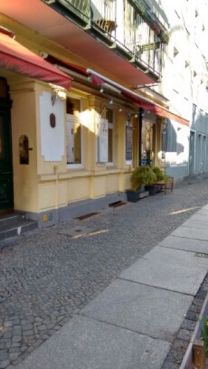 outside at Vaust Braugaststatte in Berlin