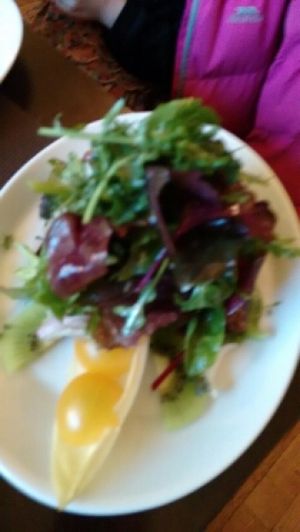 a wee side salad at Vaust Braugaststatte in Berlin