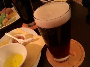 dark ('black') beer at Vaust Braugaststatte in Berlin