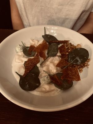 Asparagus frikassee  at Vaust Braugaststatte in Berlin