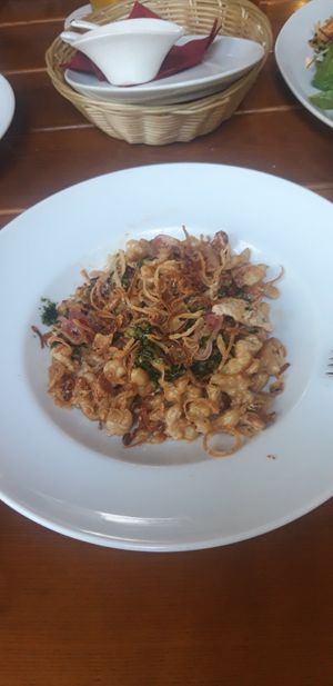 miso spätzle at Vaust Braugaststatte in Berlin