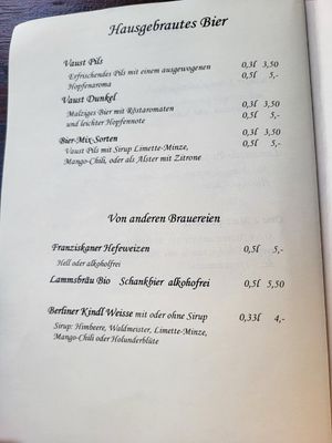  at Vaust Braugaststatte in Berlin