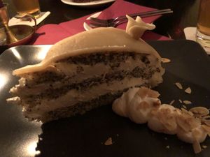 Marzipan cake  at Vaust Braugaststatte in Berlin