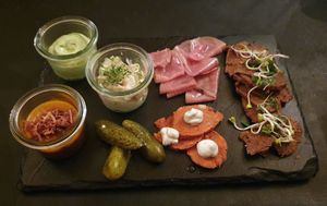 Vesperplatte at Vaust Braugaststatte in Berlin