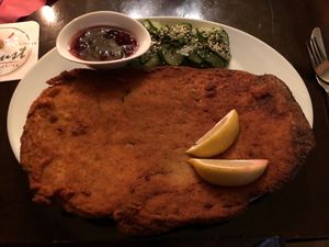 Seitan schnitzel at Vaust Braugaststatte in Berlin